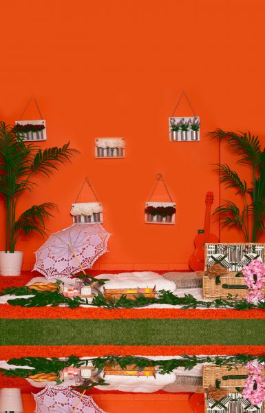 Orange-Picnic-Set-Eniary-Studio-Fort-Lauderdale